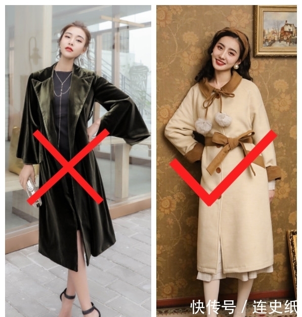 大衣|微胖女生穿大衣,还是系带的好,试试这三款怎么穿怎么显瘦,真美