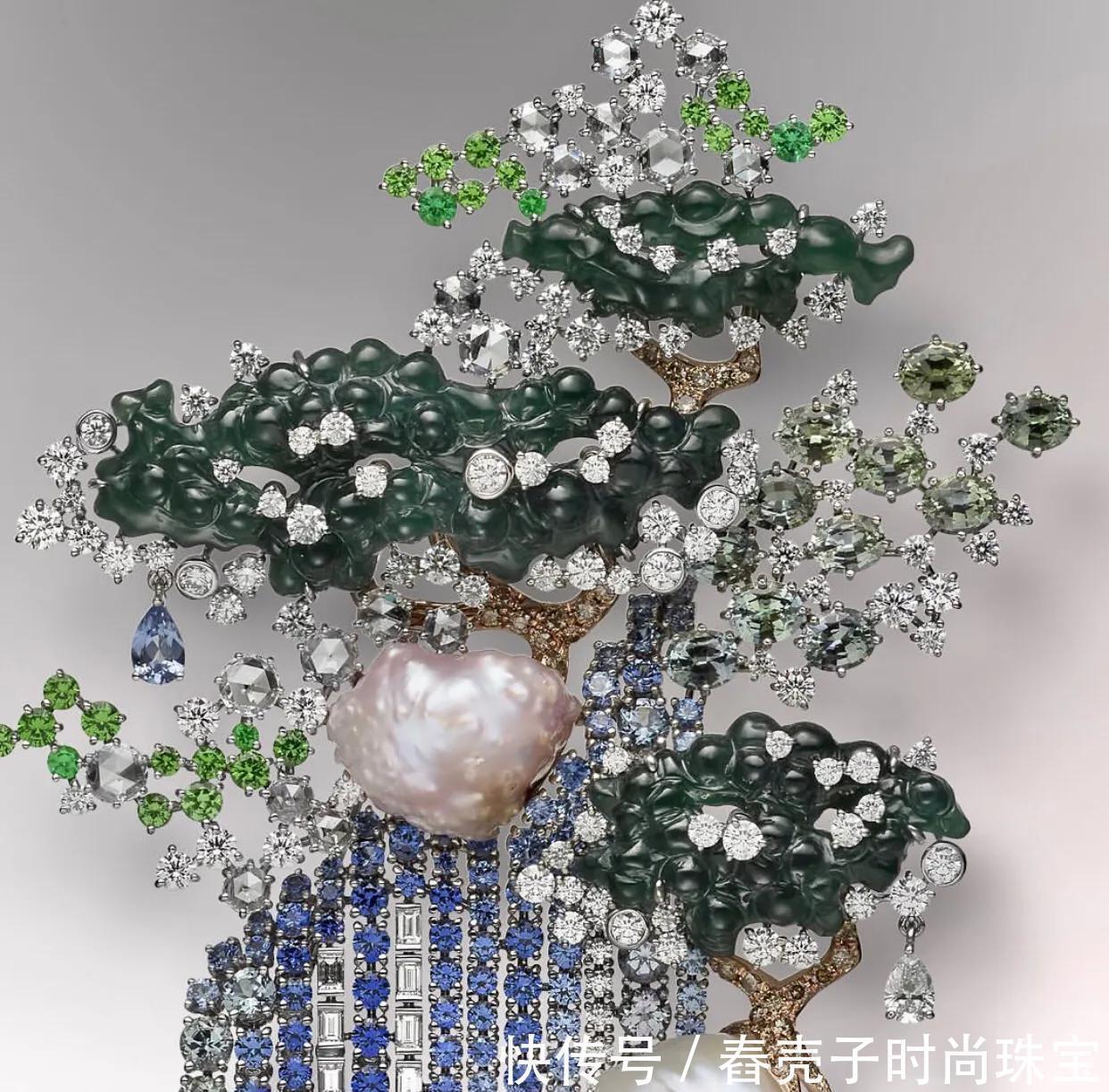 钻石&大自然的鬼斧神工,东西方的文化交融,日本风格的珍珠首饰