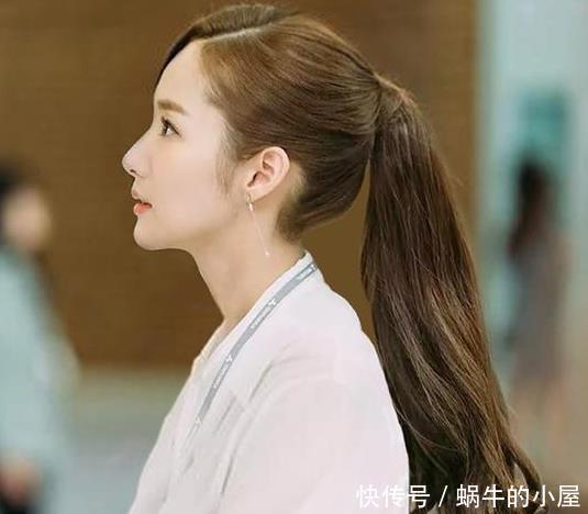 马尾|轻熟女的也爱的马尾辫,看着简单还时髦,真有学生味