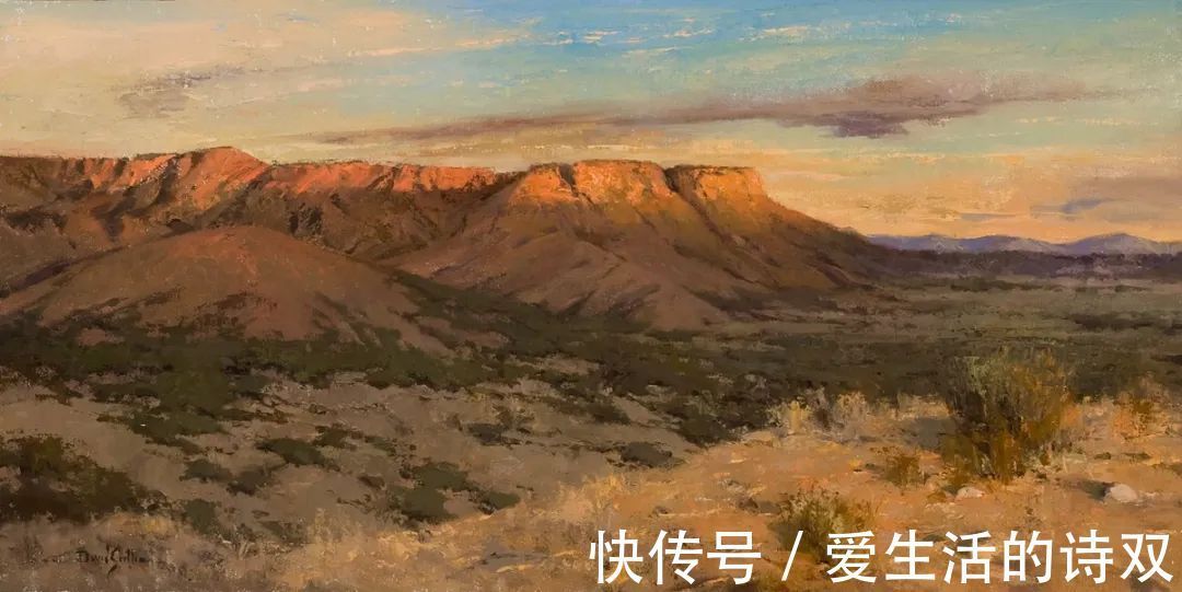 卢伯克$大卫·格里芬的风景油画高清图,放大看,更迷人