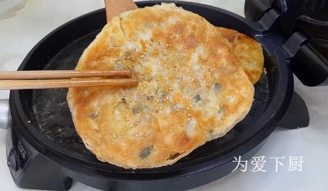 以后葱花饼别再买了,加2勺麻酱,不烫面不发面,比鸡蛋饼都好吃