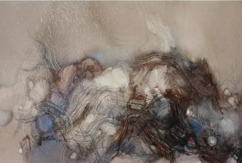 薄暮#[第七届庐山水彩节邀请嘉宾]姚波艺术作品展