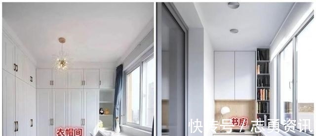 空调外机|拥有改善型阳台,做三分离式布局很合理,左边晾晒,右边改功能房