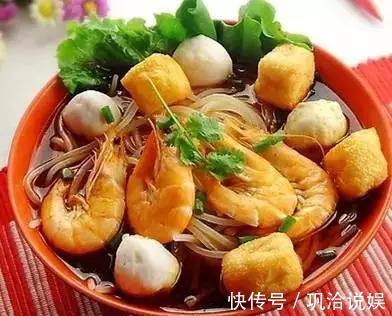 优选|美食优选虾仁丸子汤面、干拌肺片、水煮杏鲍菇、手撕杏鲍菇