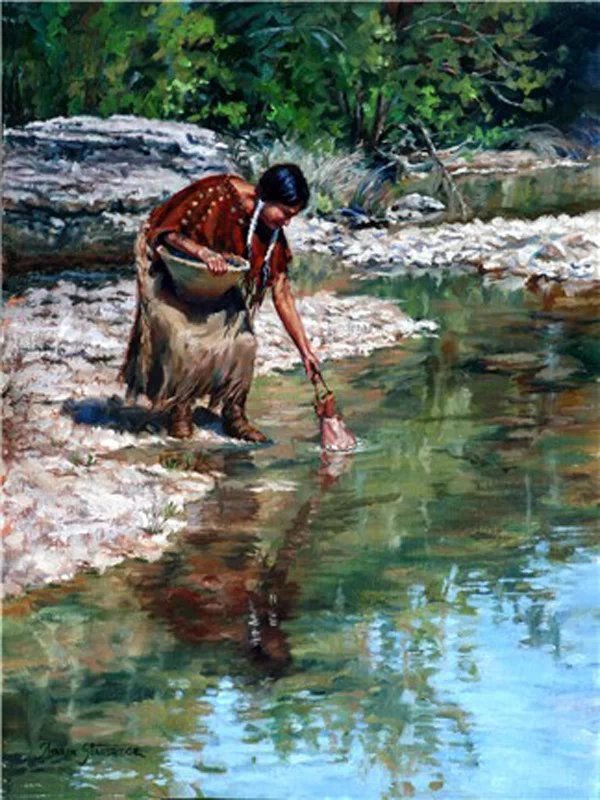 莎朗·斯坦德里奇#美国西牧风情油画 | 莎朗·斯坦德里奇作品欣赏