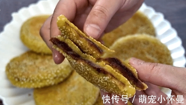 豆沙馅|想吃糯米饼不要出去买，教你在家做，香甜软糯，家人的最爱
