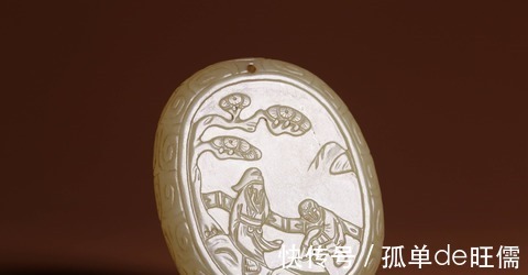 仕女图@清代,和田白玉仕女图挂牌