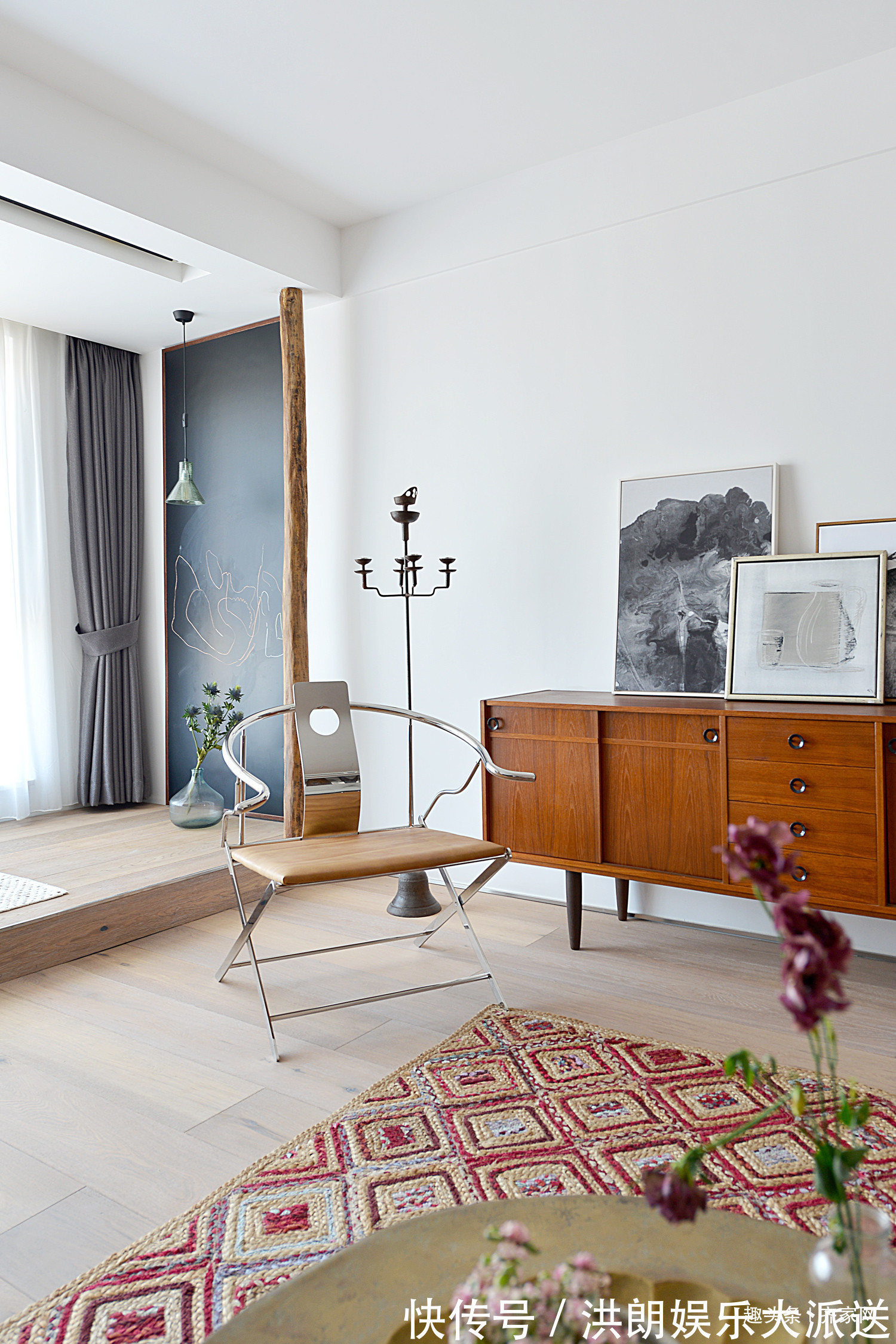 布艺|120平北欧风,简约布艺,木质为主的家具,仓古门的个性,自然美