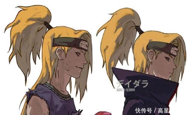 皮包骨|火影遇上“酷炫武士风”，鬼鲛瘦成“皮包骨”，小南秒变厌世女郎