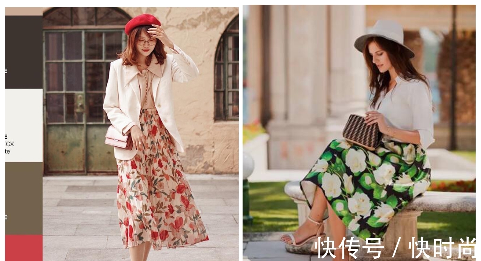 存在感 让人“哇塞,好漂亮”的碎花穿搭,照着穿美丽整个春天