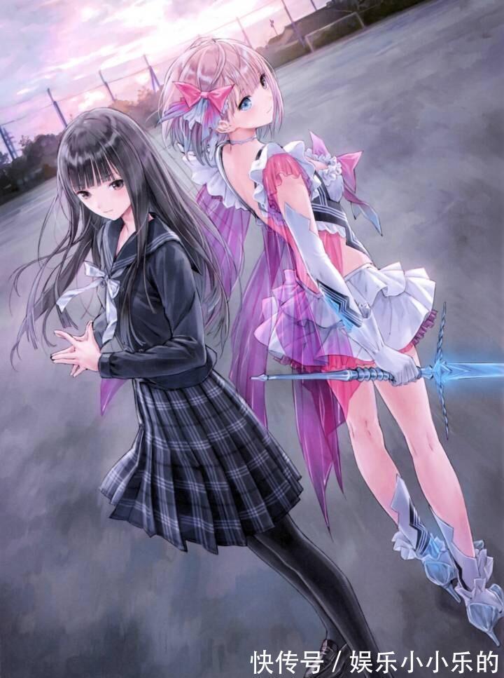 岸田梅尔@软萌的二次元美少女插画,洋溢着让人舒服的清澈透明感