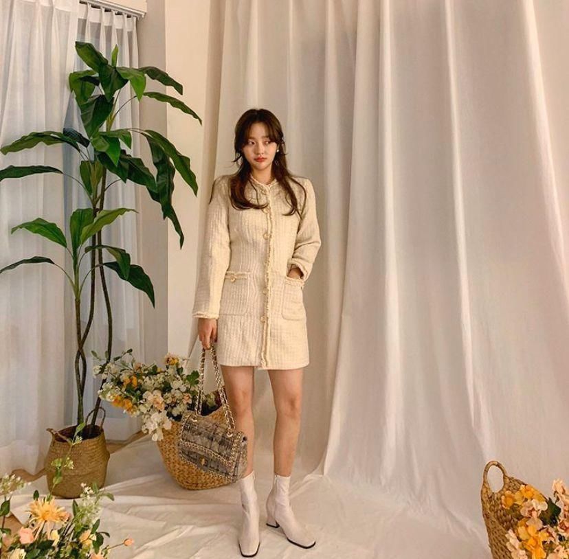 裙子 + 靴子 = 好看 + 洋气 ！