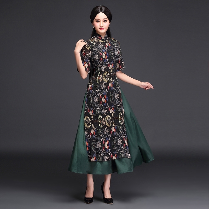 唯美|30-50岁女人一袭旗袍连衣裙,唯美中国风尽收眼底,优雅减龄
