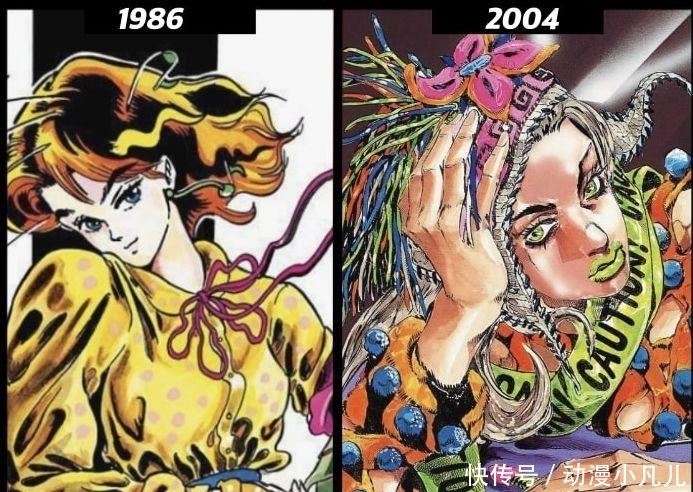 年纪越大，画法越妖，JOJO作者近40年画风变化历程