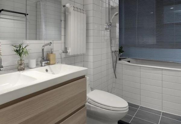 展示台|84㎡日式温馨时尚空间L型书架式电视墙,颜值高又可当收纳