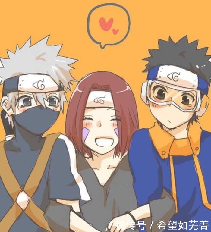鸣人|火影,琳到底喜欢带土,还是卡卡西