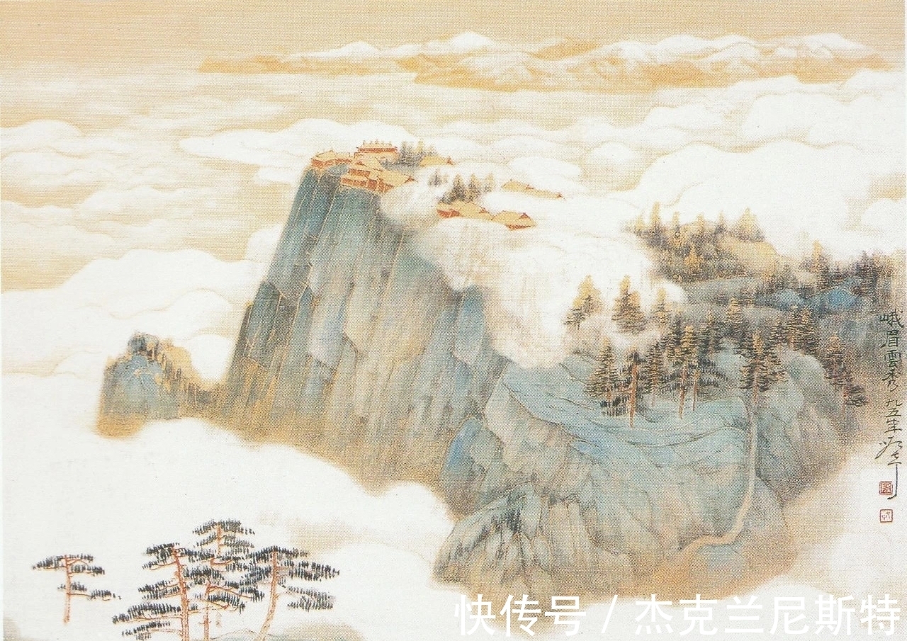 美术家协会|青绿山水画技法解析,设青绿,体要严重,气要轻清,得力全在渲晕