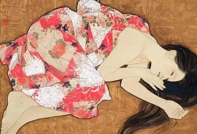 笔下|人称日本最美女画家，竟然这样画美女，极具香艳的极致诱惑