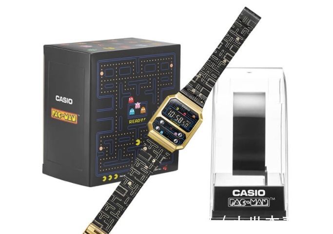 腕表|卡西欧推出《吃豆人》主题电子腕表 40年经典复古风