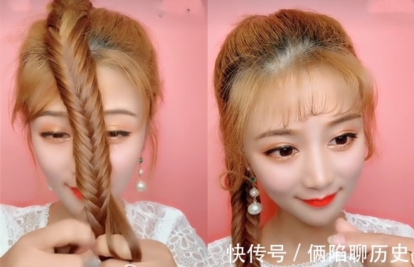 编发|最近火了一款“懒人型”编发,前任:小仙女,我还有机会吗?