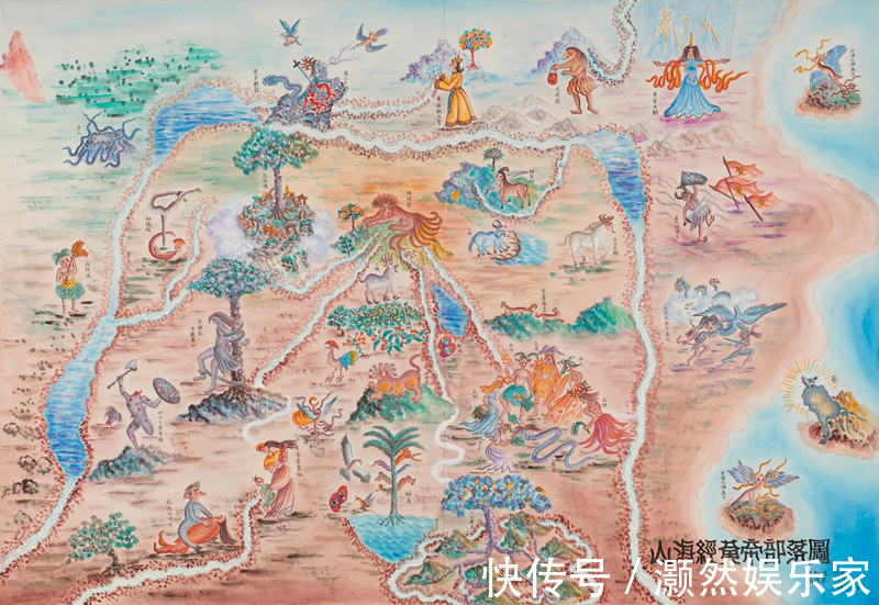 华夏地貌$研究《山海经》三十余年，他们重现了4000年前的华夏地貌