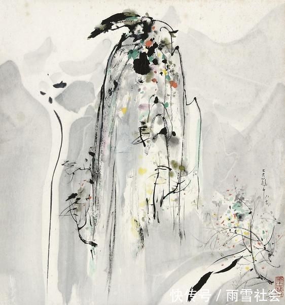 江南园林#“中国画”吴冠中画的太好，中国画在他笔下活了起来