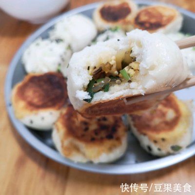 铁棍山药|网红山药韭菜鸡蛋生煎，简单快手超美味