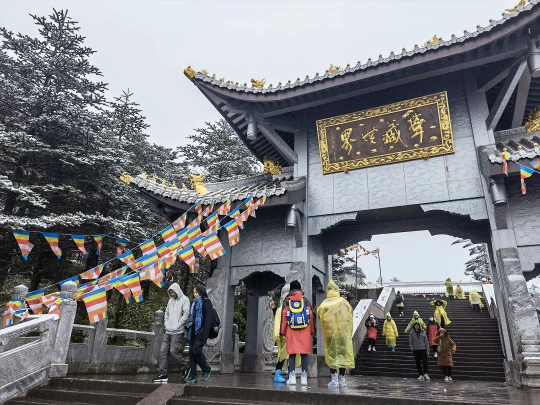 温泉节|下雪啦！峨眉山深秋初雪惊喜而至