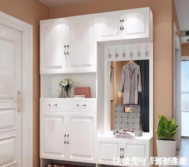 少数人|新家的玄关鞋柜这样定制,超实用又大气,朋友入门看后都表示羡慕!