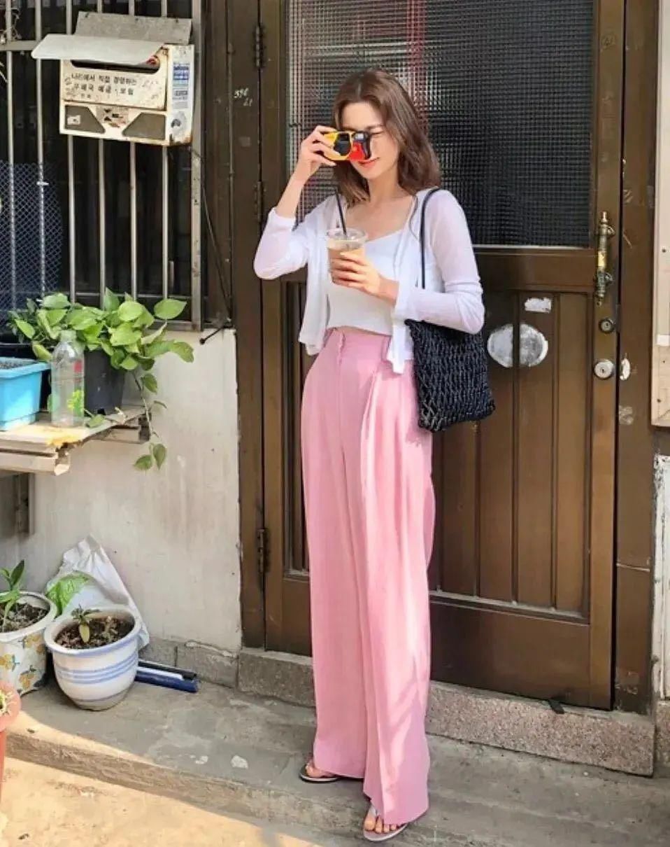 “阔腿裤”输惨了会藏肉的“云朵裤”也太显瘦了吧