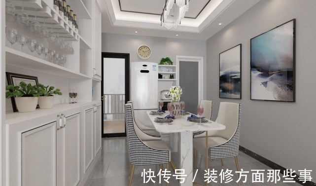 背景墙|118平简欧风四居室,大理石电视背景墙大气磅礴