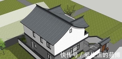 院门|最美自建房小别墅,只花50万就盖起,赏月观花,334㎡里处处皆景