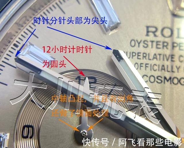 劳力士 劳力士迪通拿如何鉴定真假——指针篇!