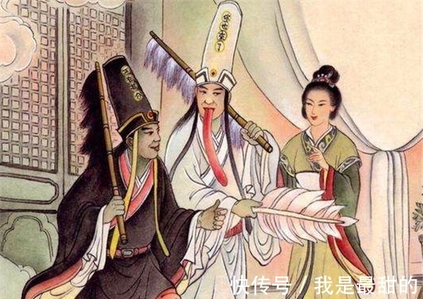 恐怖#清朝名画“女鬼图”,放大后才知她在干啥?很多人都不敢细看