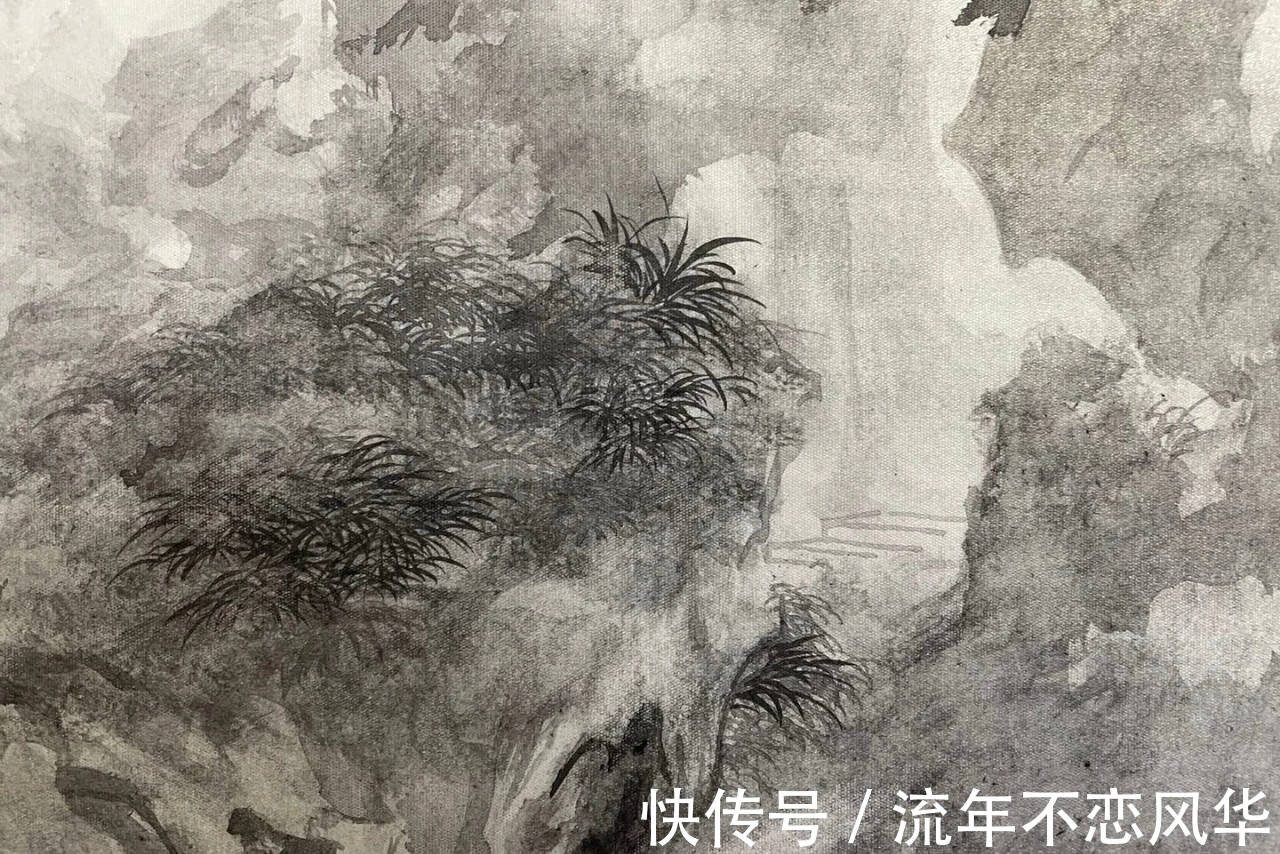 西安美院#西安美院|王珊的水墨山水画有静气!