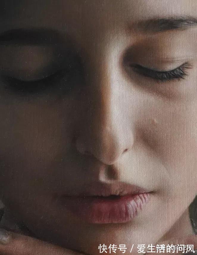 安妮·@法国画家安妮·罗达超高清、超写实人物油画作品欣赏