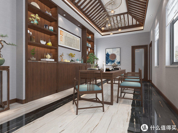 别墅|看了他家的中式风格自建房后,我也想回老家建房子了,大气有品位