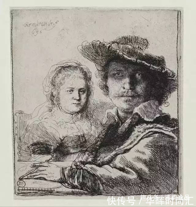 绘画史!欧洲17世纪最伟大的画家之一,伦勃朗素描作品欣赏