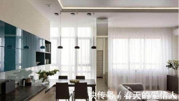 厨房|老公亲自改装房子,把电视背景墙做到阳台,客厅看上去大了两倍