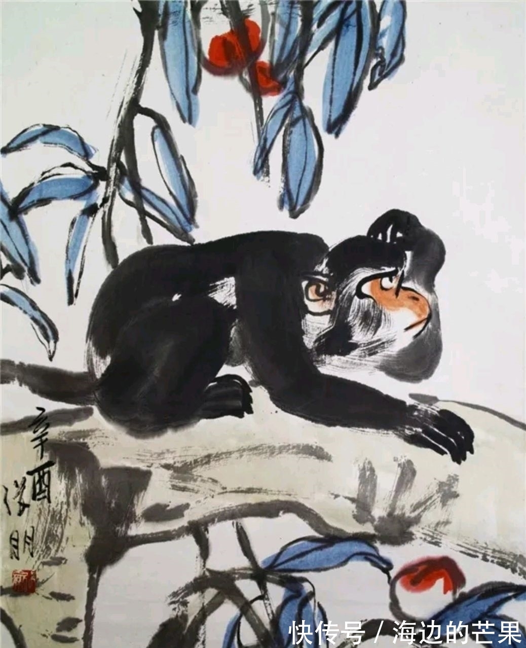 画品$国画家|人品、画品皆高逸,张朋大写意花鸟画