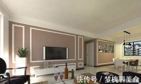 石膏线|客厅不要傻傻装电视墙了，装这种更省钱漂亮，后悔我家才发现