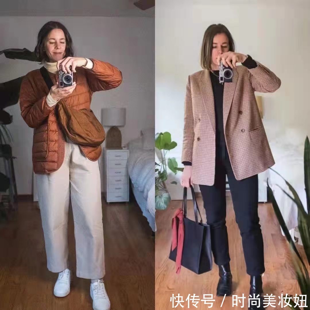 半身裙|40岁身材微胖相貌平平,靠穿搭打造高级时髦感,几万人跟她学穿衣