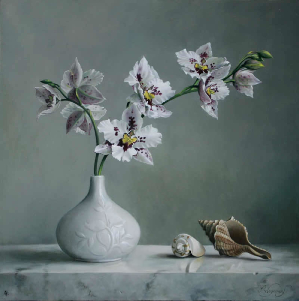 绘画!比利时画家瓦格曼斯的油画,笔触细腻,逼真生动