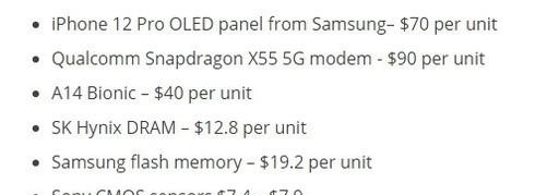 最贵|苹果坚持自研原因曝光，iPhone12最贵部件只能靠购买，比A14贵1倍