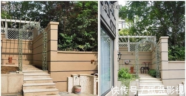 汀步|把70㎡庭院往下挖一层,与地下室连在一起,高低错落能当3个院子用