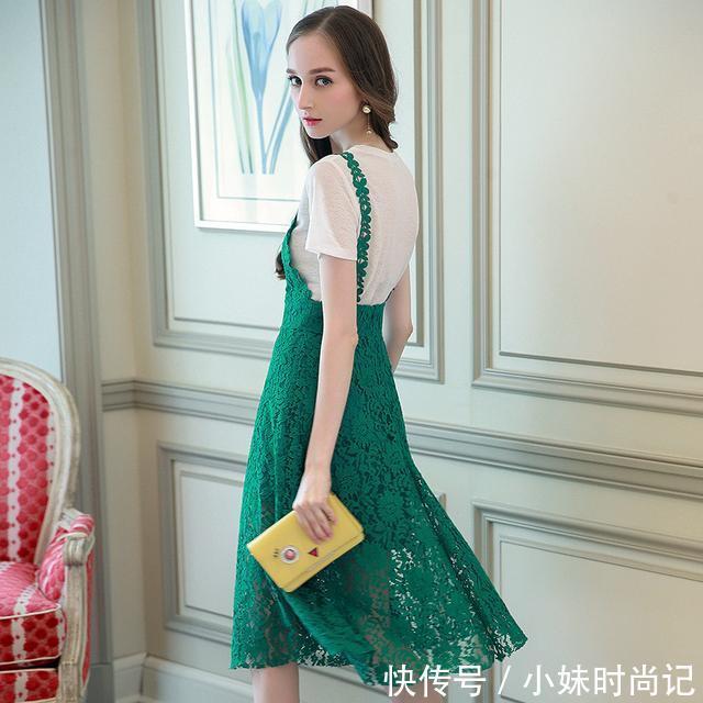 水溶|时尚OL连衣裙,白富美穿出来