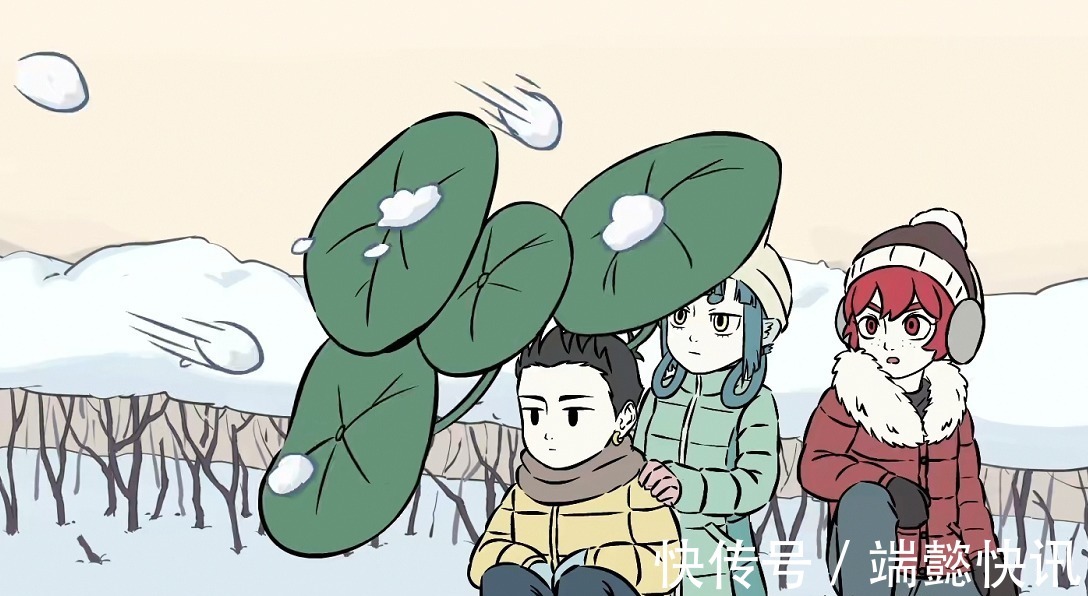 眷思量|非人哉:神仙们打雪仗各显神通,哪吒变身荷叶射手