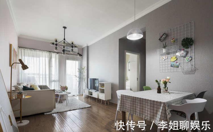 硬装|夫妻买下50㎡二手房,3万硬装打造出清新的北欧少女风,小家真美