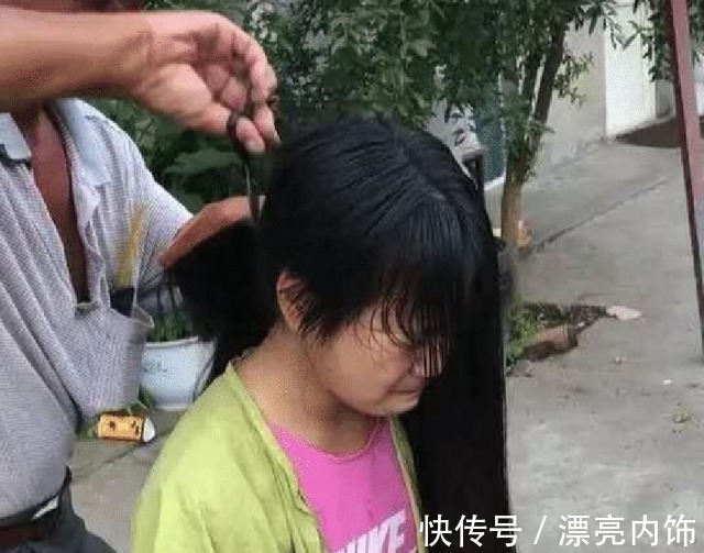 发际线 初中生发型要求严格，发际线高的女孩欲哭无泪发际线高得像秃头