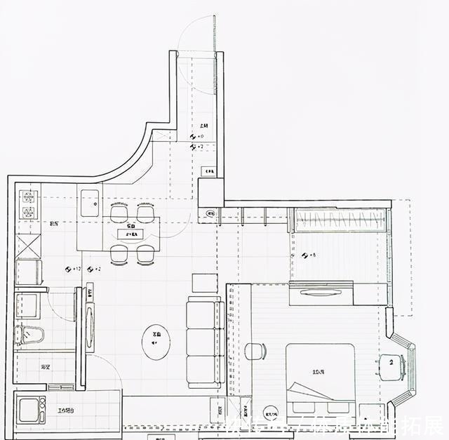 浴室镜|坚持自律从不断舍离,59㎡的家东西再多也不乱,莫名有点羡慕!